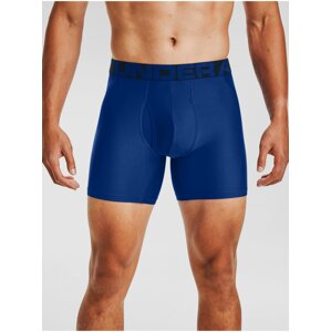 Modré boxerky Under Armour UA Tech 6in 2 Pack