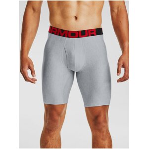 Šedé boxerky Under Armour UA Tech 9in 2 Pack