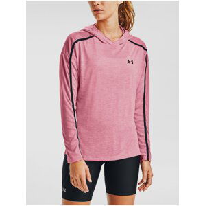 Růžová mikina Under Armour Tech Twist Graphic Hoodie