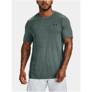 Tmavě šedé tričko Under Armour Seamless Wave SS