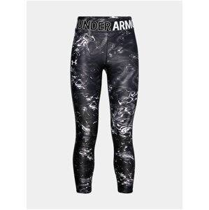 Černé legíny Under Armour Armour HG Printed Crop