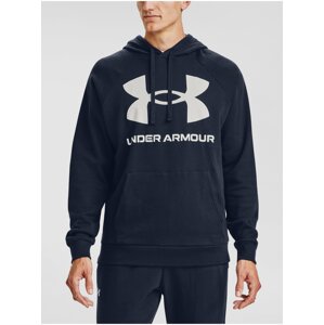 Tmavě modrá mikina Under Armour Rival Fleece Big Logo HD