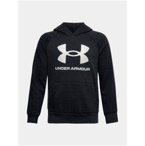 Černá mikina Under Armour RIVAL FLEECE HOODIE