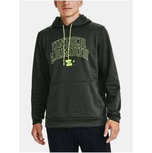 Khaki mikina Under Armour AF Script Graphic HD