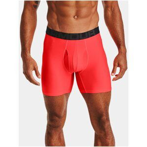 Červené boxerky Under Armour UA Tech 6in 2 Pack