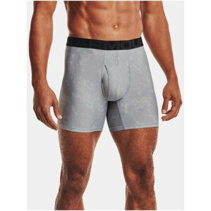 Šedé boxerky Under Armour UA Tech 6in Novelty 2 Pack