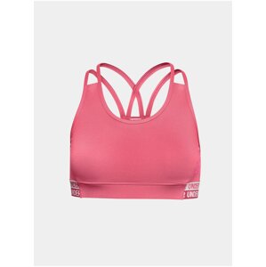 Růžová podprsenka Under Armour Armour HeatGear Bra