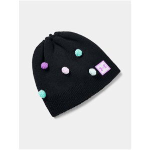 Černá Čepice Under Armour Multi Hair Pom Beanie