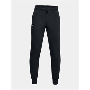 Černé klučičí tepláky Under Armour RIVAL FLEECE JOGGERS