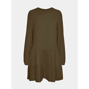 Khaki volné šaty VERO MODA-Tia