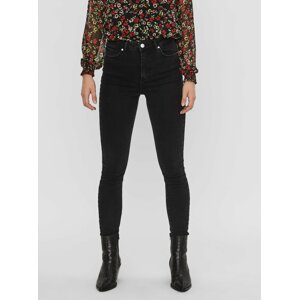 Černé skinny fit džíny VERO MODA-Sophia