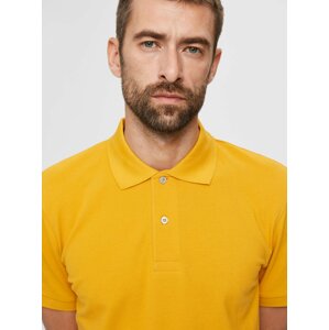 Žluté polo tričko Selected Homme