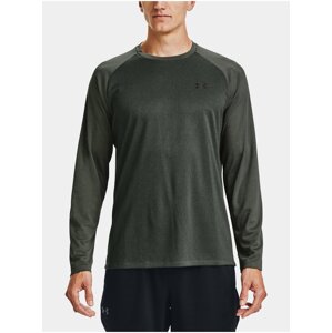 Zelené tričko Under Armour Textured LS