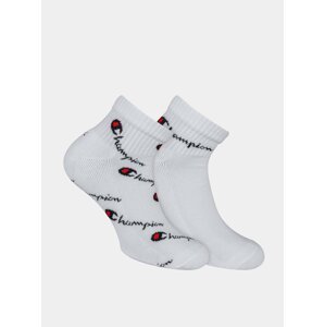 CHAMPION ANKLE FASHION MIX 2x - Sportovní kotníkové ponožky 2 páry - bílá
