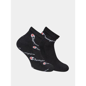 CHAMPION ANKLE FASHION MIX 2x - Sportovní kotníkové ponožky 2 páry - černá