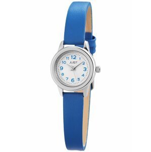 Dámské hodinky s modrým koženým páskem Just