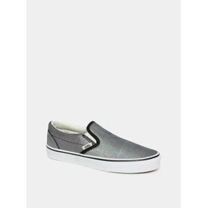 Dámské slip-on tenisky ve stříbrné barvě VANS Classic