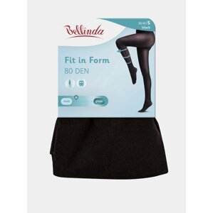 Černé dámské punčochové kalhoty Bellinda FIT IN FORM 80 DEN