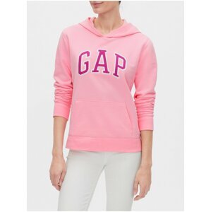 Růžová dámská mikina GAP Logo