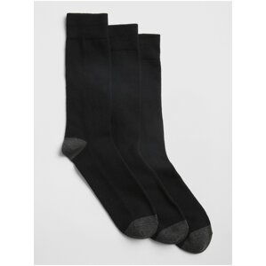 Sada tří černých pánských ponožek GAP