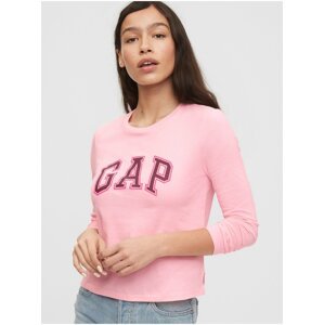 Růžové dámské tričko GAP Logo