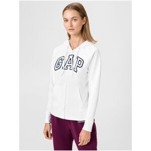 Bílá dámská mikina GAP Zip Logo