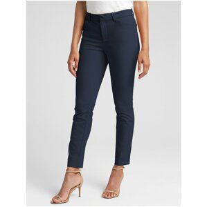 Modré dámské kalhoty GAP Skinny Bi-Stretch