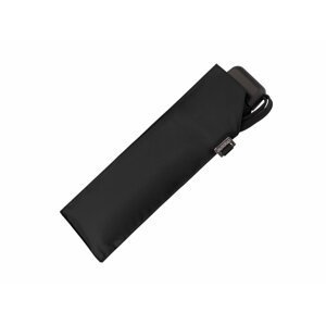 Doppler Carbonsteel SLIM UNI černý odlehčený skládací plochý deštník - Černá