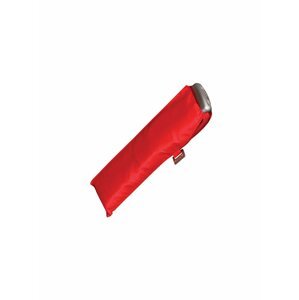 Doppler Carbonsteel SLIM UNI červený odlehčený skládací plochý deštník - Červená