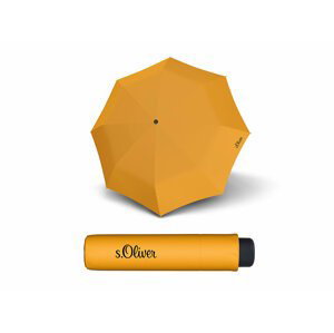 s.Oliver Smart Uni Seasonal Golden Sand skládací mini deštník - Hořčicová