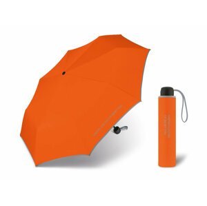 United Colors of Benetton Super Mini Tangerine - oranžový deštník s šedým lemem - Oranžová