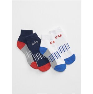 Modré klučičí ponožky GAP Logo 2-Pack