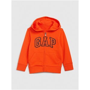 Oranžová klučičí mikina GAP Logo