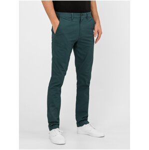 Zelené pánské kalhoty GAP Skinny