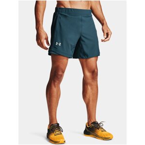 Modré kraťasy Under Armour QLIFIER SPEEDPOCKET 7'' SHORT