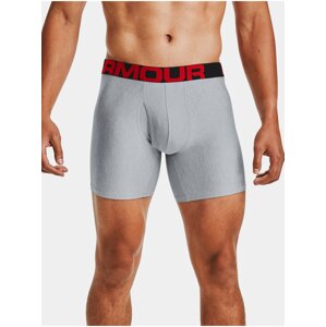 Šedé boxerky Under Armour UA Tech 6in 2 Pack