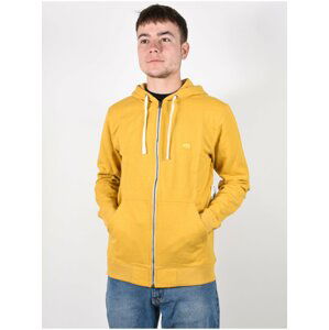 Billabong ALL DAY MUSTARD pánská mikiny na zip - žlutá