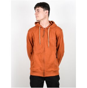 Rip Curl ECO CRAFT TERRACOTTA pánská mikiny na zip - oranžová