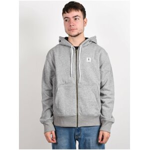 Element RAIN CORNELL grey heather pánská mikiny na zip - šedá