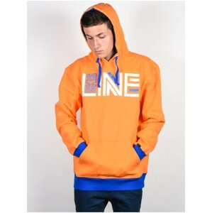 Line Stance ORANGE mikiny přes hlavu pánská - oranžová