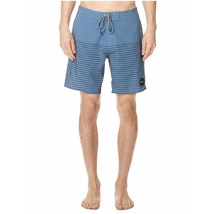 RVCA CURREN TRUNK blue slate pánské kraťasové plavky - modrá