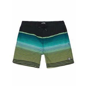 Billabong ALL DAY STRIPE black pánské kraťasové plavky - černá