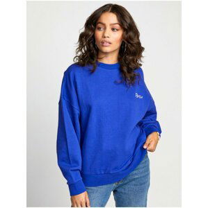 RVCA SCRYPT MOROCCAN BLUE mikina dámská - modrá