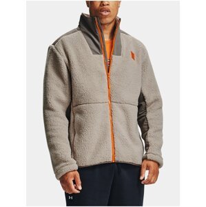 Hnědá bunda Under Armour LEGACY SHERPA SWACKET