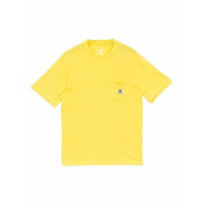 Element BASIC POCKET LABEL ASPEN GOLD pánské triko s krátkým rukávem - žlutá