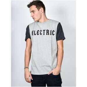 Electric HESSIAN MULTI HEATHER pánské triko s krátkým rukávem - šedá