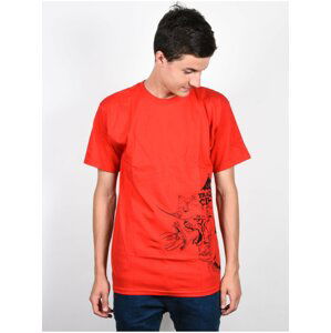 Line Traveling Circus RED pánské triko s krátkým rukávem - červená