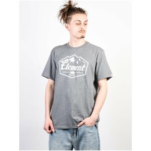 Element SLAB grey heather pánské triko s krátkým rukávem - šedá