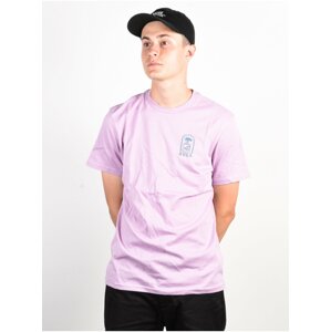 RVCA BAD PALMS LAVENDER pánské triko s krátkým rukávem - fialová