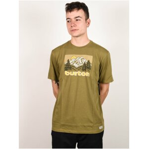 Burton WEIR MARTINI OLIVE pánské triko s krátkým rukávem - khaki